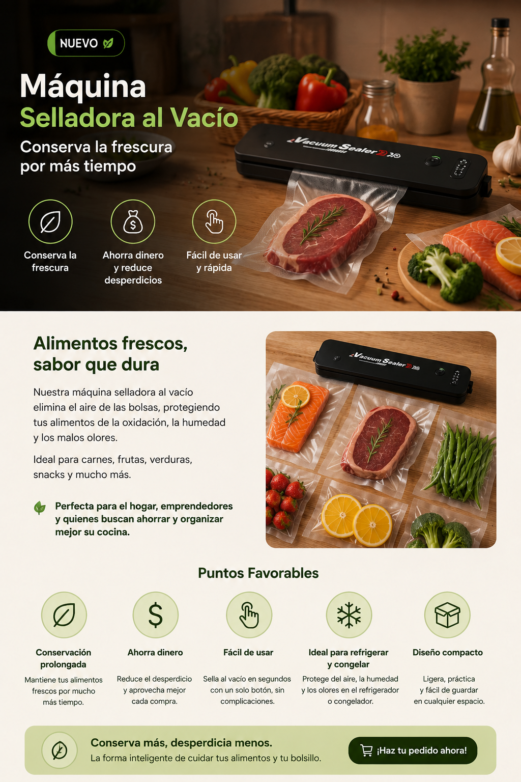 Máquina Selladora al Vacío VACUUM